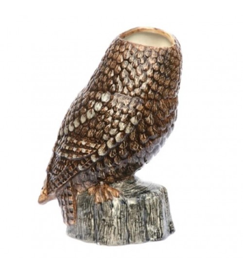 Tawny Owl - ceramic Flower Vase Quail Ceramics table flower living room vase kitatori switzerland