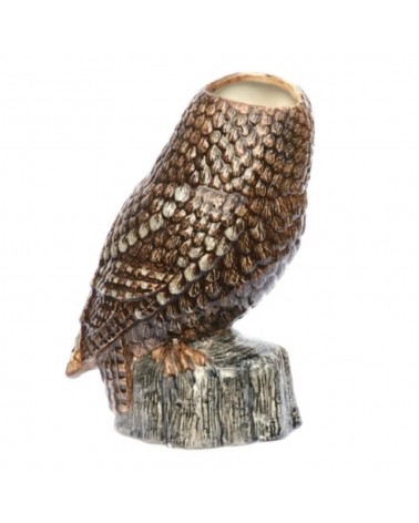 Tawny Owl - ceramic Flower Vase Quail Ceramics table flower living room vase kitatori switzerland