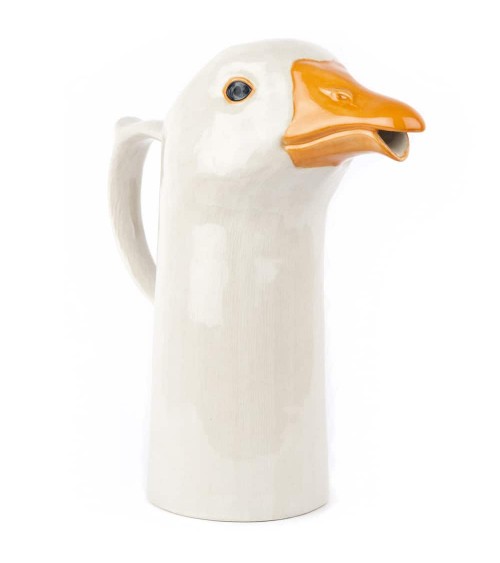 Water Jug - Goose Quail Ceramics carafe jug glass design