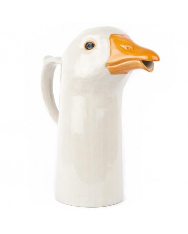 Water Jug - Goose Quail Ceramics carafe jug glass design