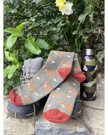 Fuchs - Wollsocken für Herren Catherine Tough socke kuschelsocken für damen lustig herren farbige coole socken