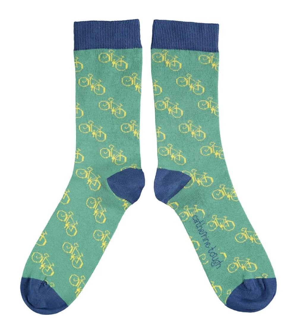 Bike - Organic cotton socks for men Catherine Tough funny crazy cute cool best pop socks for women men