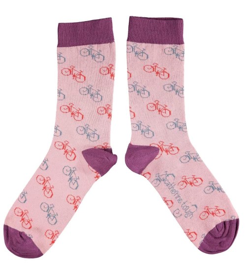 Bike - Organic cotton socks for women Catherine Tough funny crazy cute cool best pop socks for women men