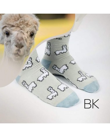 Rettet die Alpakas - Bambus Socken Bare Kind socke kuschelsocken für damen lustig herren farbige coole socken