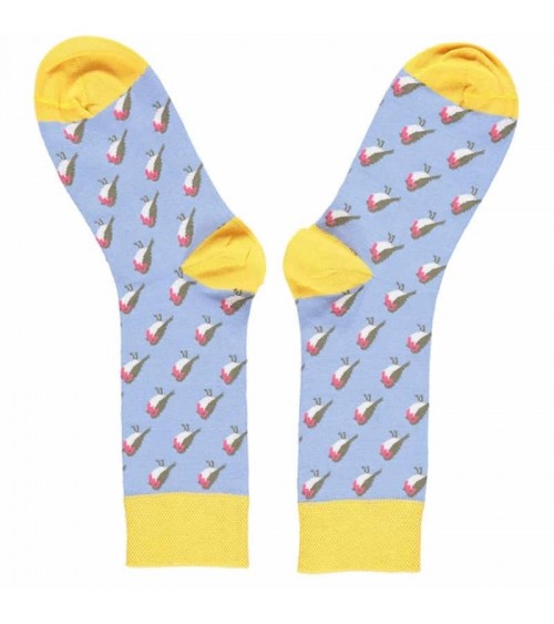 Robin - Organic cotton socks for women Catherine Tough funny crazy cute cool best pop socks for women men