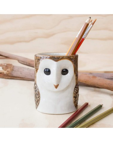 Barbagianni - Portapenne e Vasi per piante Quail Ceramics da scrivania eleganti design originali bambina particolari