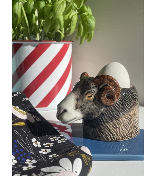 Swaledale Sheep - Egg cup holder Quail Ceramics cute egg cup holder