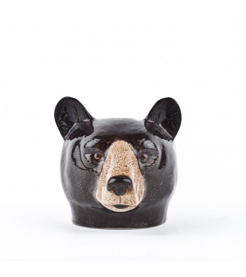 Black Bear - Egg cup holder Quail Ceramics cute egg cup holder