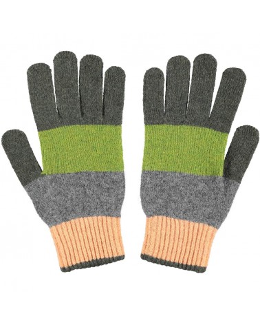 Seaweed & Peach - Merino wool gloves for men Catherine Tough original gift idea switzerland