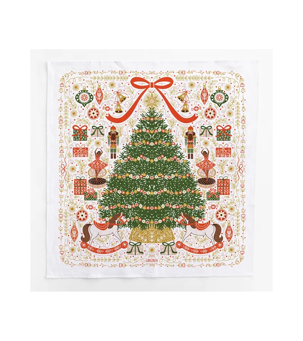 Christmas tree - Tea towel, kitchen towel Gingiber best kitchen hand towels fall funny cute