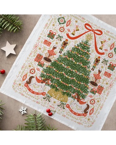 Christmas tree - Tea towel, kitchen towel Gingiber best kitchen hand towels fall funny cute