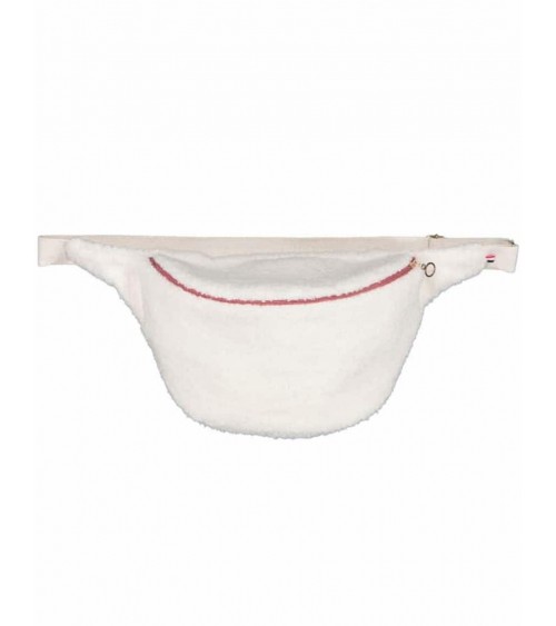Bauchtasche mit Wickeltasche - Donna - Bouclé Stoff weiss Mellipou trendig schweiz kaufen kitatori
