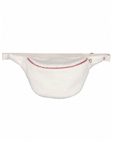 Marsupio, Borsa fasciatoio - Donna - Tessuto bouclé bianco Mellipou originale kitatori