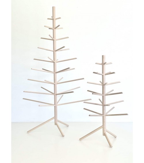 Albero di Natale in legno - Alberi natalizi di legno Kitatori bellissimi particolari decorato addobbati eleganti moderno