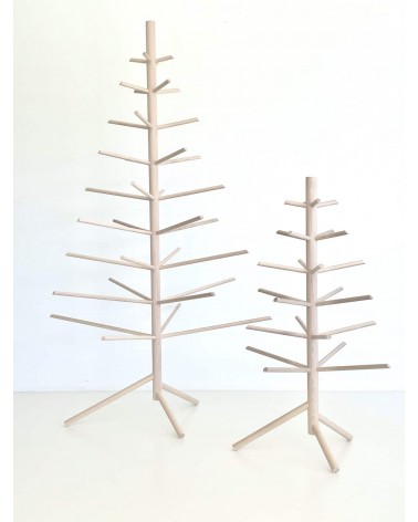 Albero di Natale in legno - Alberi natalizi di legno Kitatori bellissimi particolari decorato addobbati eleganti moderno