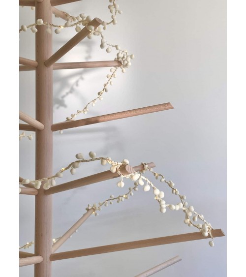 Albero di Natale in legno - Alberi natalizi di legno Kitatori bellissimi particolari decorato addobbati eleganti moderno