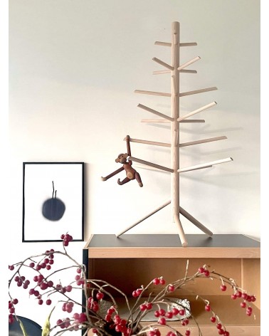 Albero di Natale piccolo in legno - Alberi natalizi di legno Kitatori bellissimi particolari decorato addobbati eleganti moderno