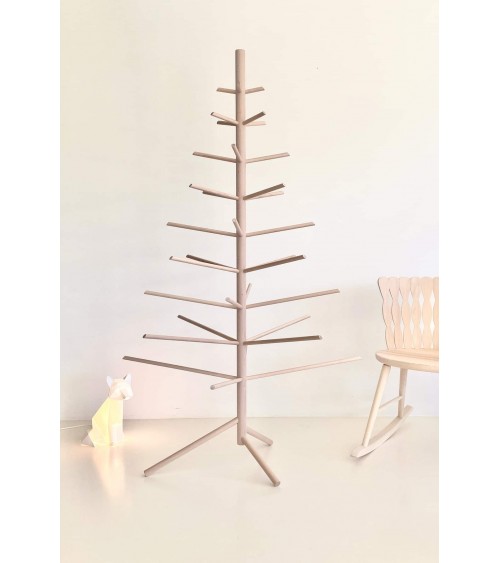 Albero di Natale in legno - Alberi natalizi di legno Kitatori bellissimi particolari decorato addobbati eleganti moderno