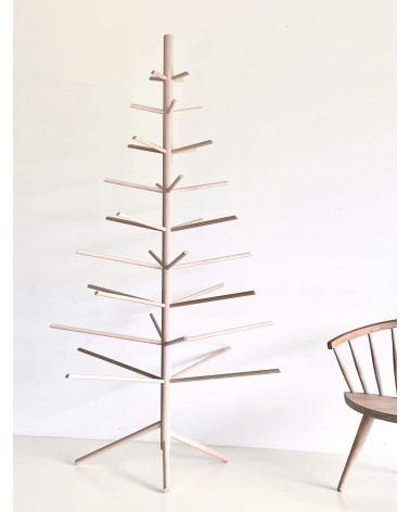 Albero di Natale in legno - Alberi natalizi di legno Kitatori bellissimi particolari decorato addobbati eleganti moderno