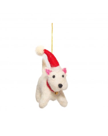 Bonnie il Westie - Decorazione natale Sew Heart Felt Decorazioni natalizie eleganti particolari decoro natale decorazione alb...