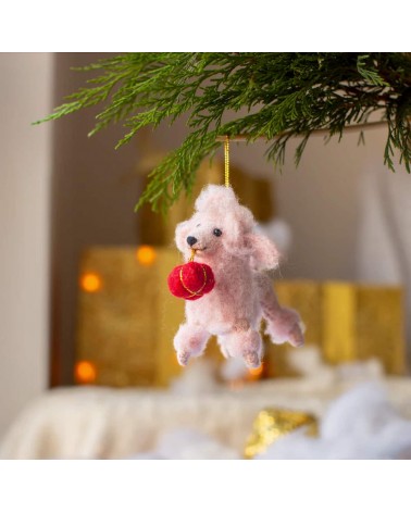 Purdy the Poodle - Christmas tree Decoration Sew Heart Felt 2024 christmas decorations xmas tree decorations