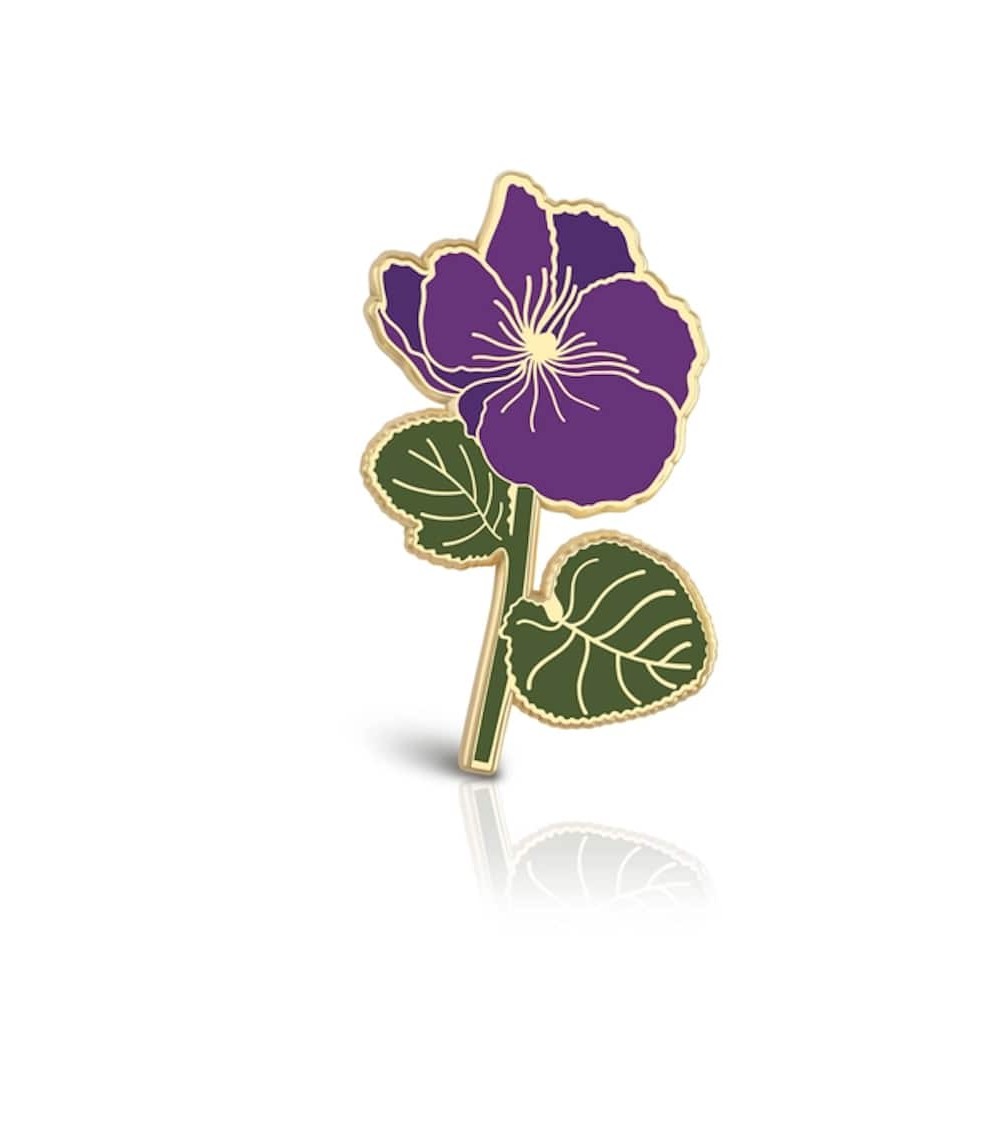 Pin's Fleur - Violette Plant Scouts pins rare métal originaux bijoux suisse