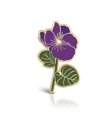 Pin's Fleur - Violette Plant Scouts pins rare métal originaux bijoux suisse