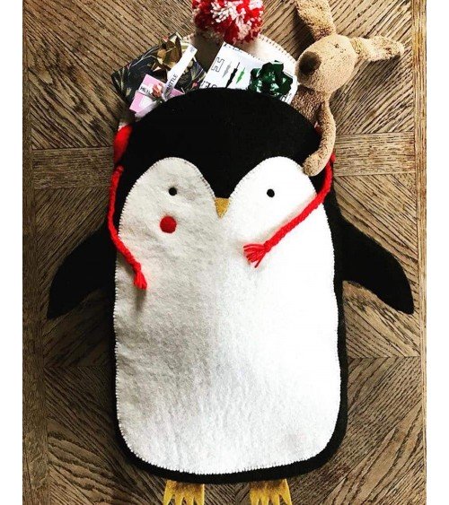 Pete der Pinguin - Weihnachtssocken für Kamin Sew Heart Felt Weihnachtsdekoration kaufen Weihnachtsbaum Deko Ideen 2024 Trend...