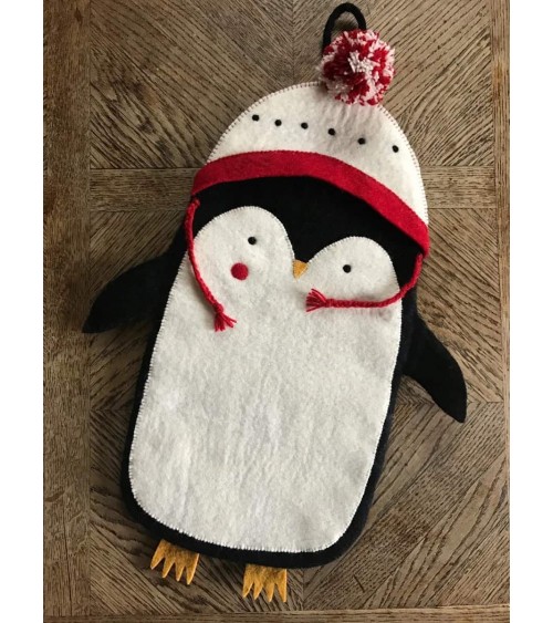 Pete der Pinguin - Weihnachtssocken für Kamin Sew Heart Felt Weihnachtsdekoration kaufen Weihnachtsbaum Deko Ideen 2024 Trend...