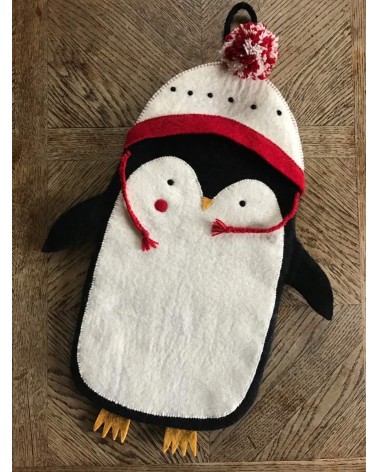 Pete der Pinguin - Weihnachtssocken für Kamin Sew Heart Felt Weihnachtsdekoration kaufen Weihnachtsbaum Deko Ideen 2024 Trend...