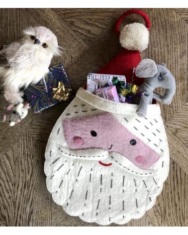 Weihnachtsmann - Weihnachtssocken für Kamin Sew Heart Felt Weihnachtsdekoration kaufen Weihnachtsbaum Deko Ideen 2024 Trend D...