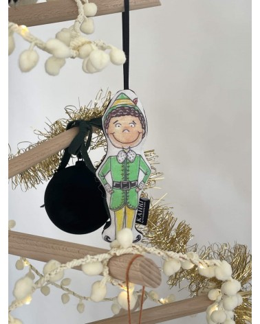 Mini bambola elfo di Babbo Natale - decorazione natale KAHRI Decorazioni natalizie eleganti particolari decoro natale decoraz...