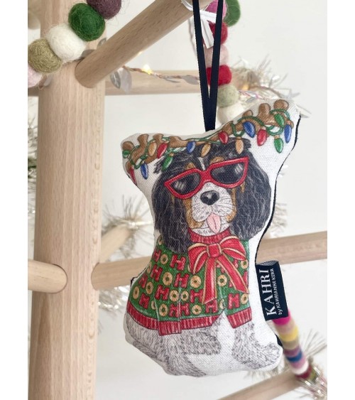 Baumschmuck Rentier Hund - Weihnachtsdeko KAHRI Weihnachtsdekoration kaufen Weihnachtsbaum Deko Ideen 2024 Trend Deko zu weih...