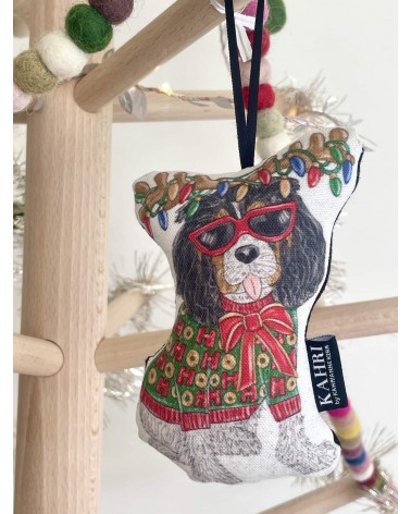 Baumschmuck Rentier Hund - Weihnachtsdeko KAHRI Weihnachtsdekoration kaufen Weihnachtsbaum Deko Ideen 2024 Trend Deko zu weih...