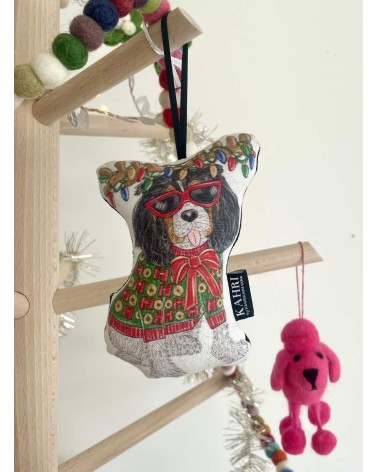 Baumschmuck Rentier Hund - Weihnachtsdeko KAHRI Weihnachtsdekoration kaufen Weihnachtsbaum Deko Ideen 2024 Trend Deko zu weih...