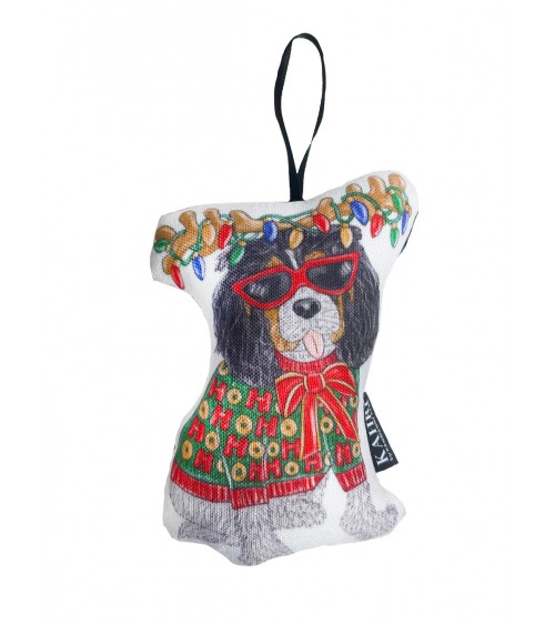 Baumschmuck Rentier Hund - Weihnachtsdeko KAHRI Weihnachtsdekoration kaufen Weihnachtsbaum Deko Ideen 2024 Trend Deko zu weih...