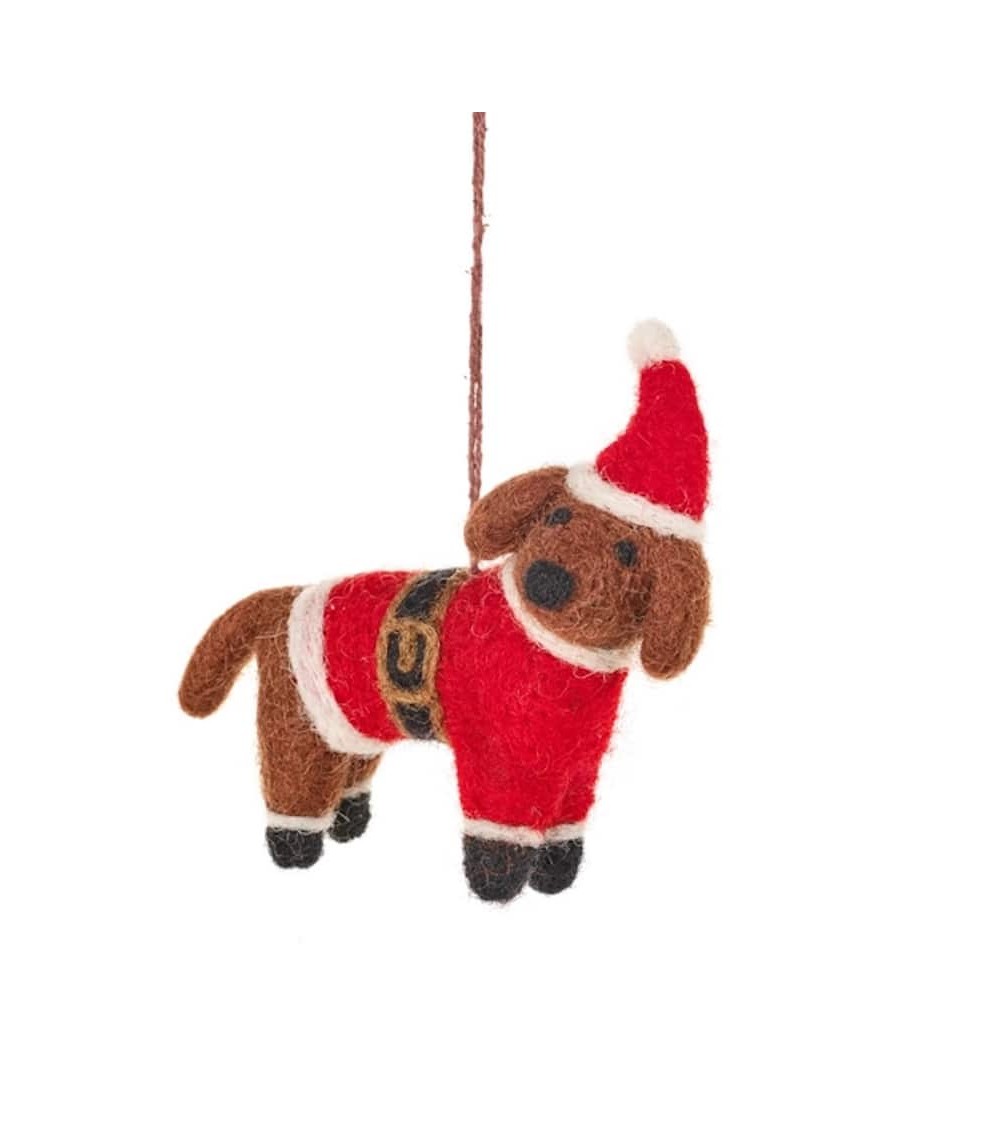 Buddy le chien festif - Décoration sapin de Noel Felt so good decoration noel decor déco de noel 2024 maison fait main
