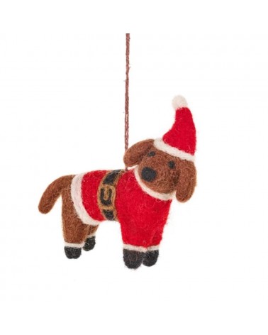 Buddy le chien festif - Décoration sapin de Noel Felt so good decoration noel decor déco de noel 2024 maison fait main