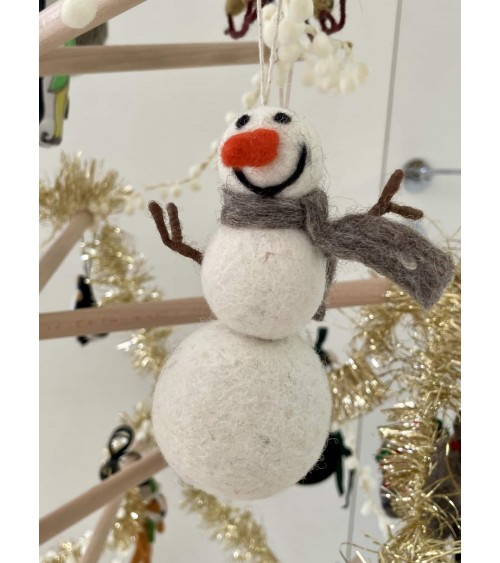 Norman le bonhomme de neige - Décoration sapin de Noel Felt so good decoration noel decor déco de noel 2024 maison fait main