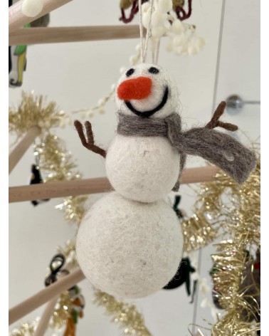 Norman the Snowman - Christmas Tree Decoration Felt so good 2024 christmas decorations xmas tree decorations