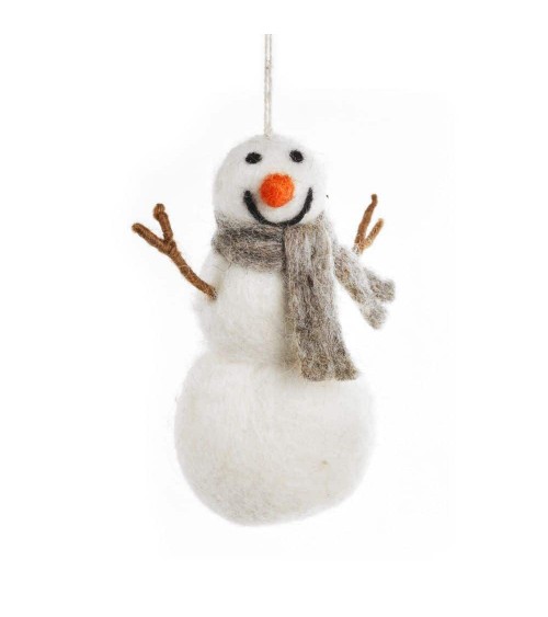 Norman the Snowman - Christmas Tree Decoration Felt so good 2024 christmas decorations xmas tree decorations