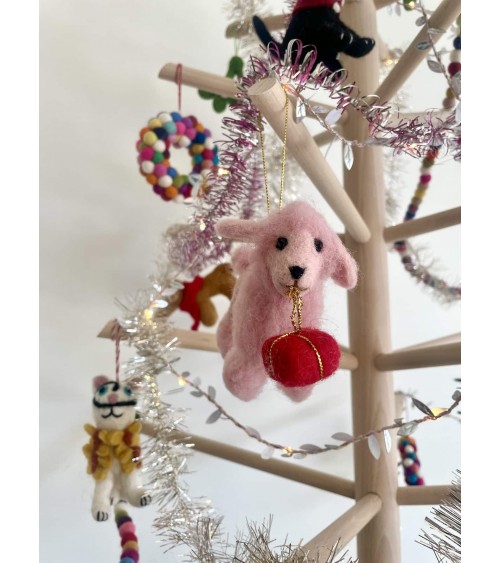 Mini Kranz aus Pompons aus Filz - Weihnachtsdeko Felt so good Weihnachtsdekoration kaufen Weihnachtsbaum Deko Ideen 2024 Tren...