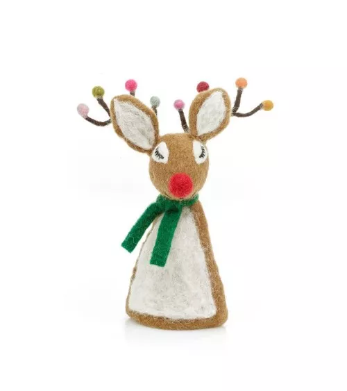 Sassy Rudolph - Christmas Tree Topper Decoration Felt so good 2024 christmas decorations xmas tree decorations