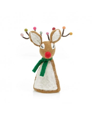 Rudolph le malicieux - Decoration cime, Pointe de sapin de Noel Felt so good decoration noel decor déco de noel 2024 maison f...