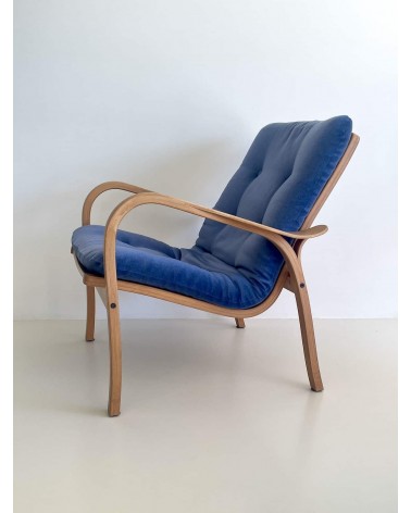 Laminett Lounge Chair di Yngve Ekström per Swedese kitatori mobili Oggetto di design vintage svizzera