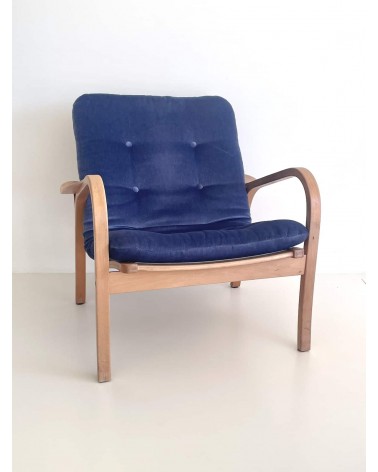 Laminett Lounge Chair di Yngve Ekström per Swedese kitatori mobili Oggetto di design vintage svizzera