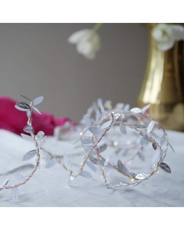 Silver leaves - Fairy Lights Melanie Porter lighted illuminated decoration indoor bedroom