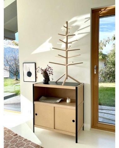 Albero di Natale piccolo in legno - Alberi natalizi di legno Kitatori bellissimi particolari decorato addobbati eleganti moderno