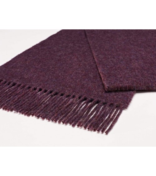 PLAIN Purple Heather - Merino wool scarf Bronte by Moon scarves man mens women ladies male neck winter scarf