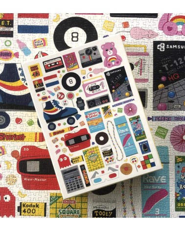In the 80's - Puzzle 1000 Teile Happily Puzzles  coole lustige schöne puzzle kaufen shönes motiv